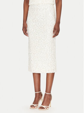 ViCOLO ViCOLO Gonna midi TS0397 Bianco Regular Fit