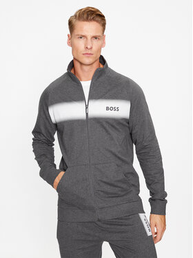 Boss Boss Džemperis Authentic 50503067 Pilka Regular Fit