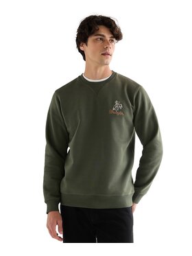 Wrangler Wrangler Bluza 112378020 Zielony Regular Fit