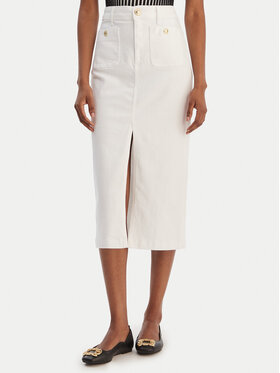 Liu Jo Liu Jo Gonna di jeans UA6259 D0275 Bianco Regular Fit