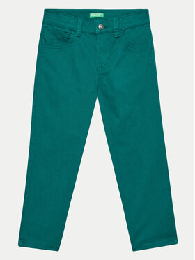 United Colors Of Benetton United Colors Of Benetton Παντελόνι υφασμάτινο 4HM6GE009 Πράσινο Regular Fit