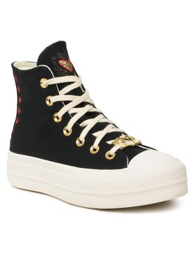 Converse Converse Sneakers aus Stoff Ctas Lift Hi A05138C Schwarz