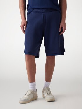 Guess Guess Kalhoty z materiálu 174505 Modrá Regular Fit