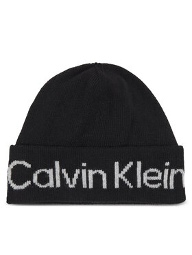 Calvin Klein Calvin Klein Шапкa Logo Reverso Tonal Beanie K60K611151 Чорний