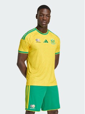 adidas adidas Koszulka techniczna South Africa 26 Home Jersey Żółty Slim Fit