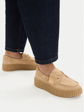 Clarks Clarks Scarpe basse Torhill Boat 26186301 Beige