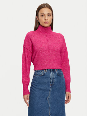 YAS YAS Bluză cu gât 26030703 Roz Relaxed Fit