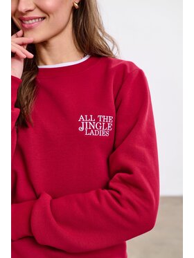 NAOKO NAOKO Bluza Jingle Ladies Czerwony Reglan Fit