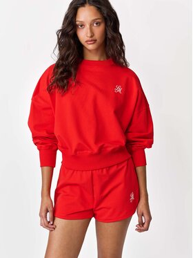 La Mania La Mania Bluza LIPPS Czerwony Basic Fit