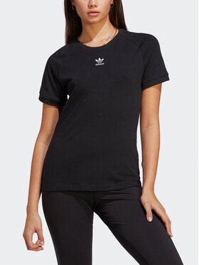 adidas adidas T-Shirt Essentials+ Made with Hemp T-Shirt HA4395 Černá Slim Fit