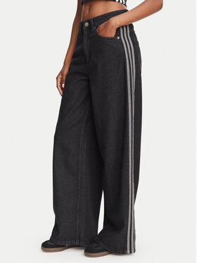 adidas adidas Дънки KQ6469 Черен Oversize
