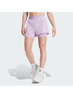 adidas adidas Szorty sportowe 141047 Fioletowy Regular Fit