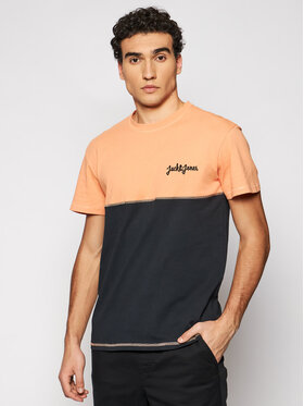 Jack&Jones Jack&Jones T-Shirt Aidens 12187132 Pomarańczowy Regular Fit