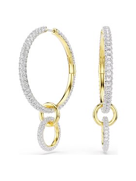 Swarovski Swarovski Kolczyki kreole Dextera 5738201 Złoty