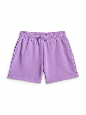 4F 4F Szorty sportowe BASIC+ Fioletowy Regular Fit