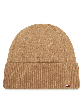 Tommy Hilfiger Tommy Hilfiger Čepice Th Flag Fluffy AW0AW17779 Béžová