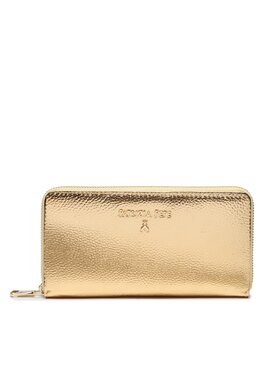 Patrizia Pepe Patrizia Pepe Голям дамски портфейл CQ4879/L001-Y442 Златист