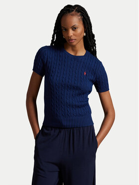 Polo Ralph Lauren Polo Ralph Lauren Sweter 211965761001 Granatowy Slim Fit