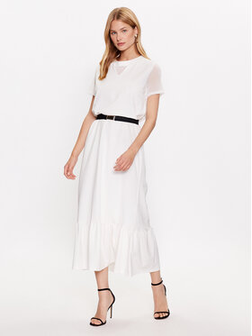 Liu Jo Sport Liu Jo Sport Ikdienas kleita TA3164 JS088 Balts Regular Fit