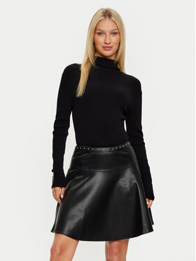 Morgan Morgan Úpletové šaty 242-RPEPPER Černá Slim Fit