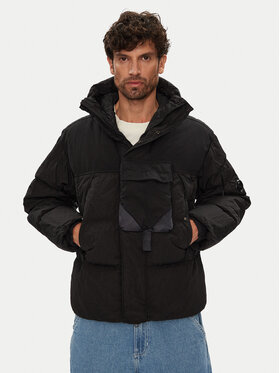 C.P. Company C.P. Company Пухено яке 19CMOW013A006369M Черен Regular Fit