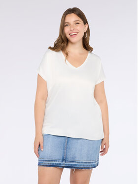 Fiorella Rubino Fiorella Rubino T-Shirt G063L508553N011 Biały Regular Fit
