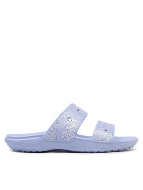 Crocs Crocs Klapki Classic Glitter Sandal K 207788 Fioletowy