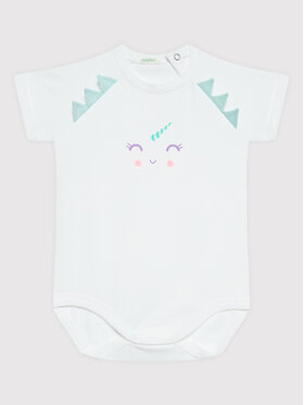 United Colors Of Benetton United Colors Of Benetton Body da neonato 3P4ZAB001 Bianco Regular Fit
