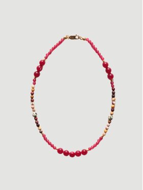 Amétrine  Amétrine Choker Bordeaux Złoty