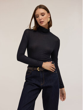 Motivi Motivi T-Shirt G382W003434N033 Czarny Slim Fit