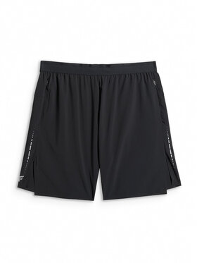 4F 4F Szorty sportowe RUNNING Czarny Regular Fit