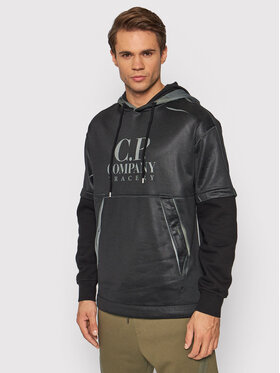 C.P. Company C.P. Company Μπλούζα 11CMSS205A 006198P Μαύρο Regular Fit