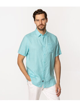 Lee Cooper Lee Cooper Koszula ROGER2 2020 Turkusowy Regular Fit