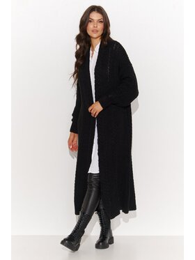 Numinou Numinou Kardigan NU_S91 Czarny Comfortable Fit