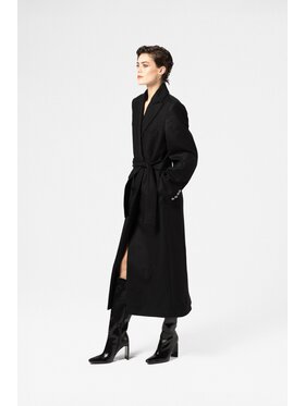 LE POSSÉ LE POSSÉ Cappotto di transizione PDMZWIK Nero Structured Fit