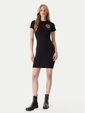 Versace Jeans Couture Versace Jeans Couture Ikdienas kleita 79HAOT00 CJ03T Melns Slim Fit