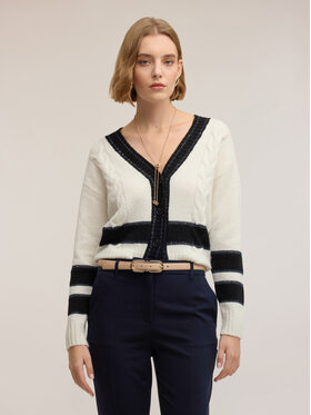 Motivi Motivi Maglione M037W003712N0S1 Bianco Regular Fit