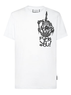 PHILIPP PLEIN PHILIPP PLEIN T-Shirt 11489 Bílá Regular Fit