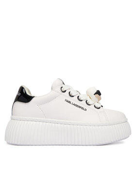 KARL LAGERFELD KARL LAGERFELD Sneakersy Kreeper Lo KL42336T Bílá