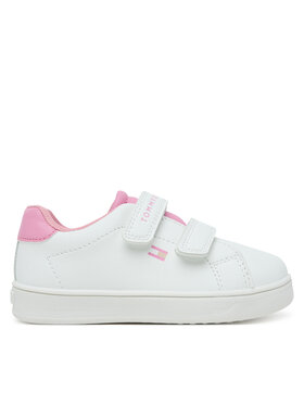 Tommy Hilfiger Tommy Hilfiger Сникърси Low Cut Velcro Sneaker T1A9-33965-1355 M Бял