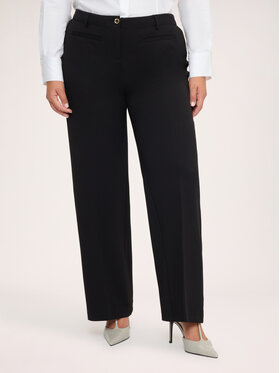 Fiorella Rubino Fiorella Rubino Spodnie materiałowe P052L002438N033 Czarny Regular Fit