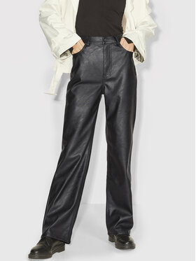 JJXX JJXX Pantalon en simili cuir Kenya 12201557 Noir Regular Fit