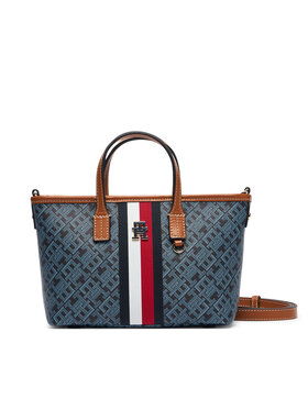 Tommy Hilfiger Tommy Hilfiger Torbica Th Monoplay Mini Tote Corp AW0AW19177 Tamnoplava