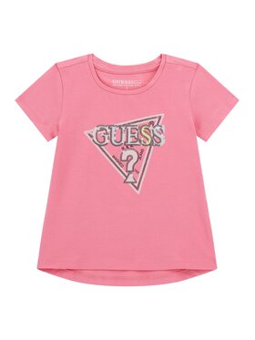 Guess Kids Guess Kids Top 176321 Różowy Classic Fit