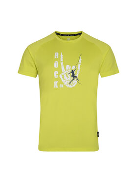 Dare2B Dare2B T-Shirt Tech Rock On Zielony Short Fit