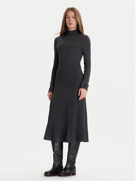 Tommy Hilfiger Tommy Hilfiger Rochie de zi WW0WW47303 Gri Regular Fit