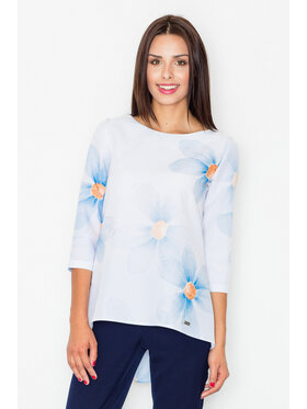 FIGL FIGL Bluzka M505 Kolorowy Regular Fit