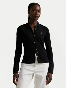 Polo Ralph Lauren Polo Ralph Lauren Πουκάμισο 211941176002 Μαύρο Slim Fit