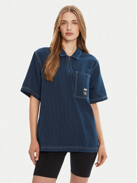 adidas adidas Polo Wabash JW0169 Blu scuro Loose Fit