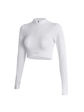 Yeaz Yeaz Longsleeve RUNWAY Longsleeve Biały Slim Fit